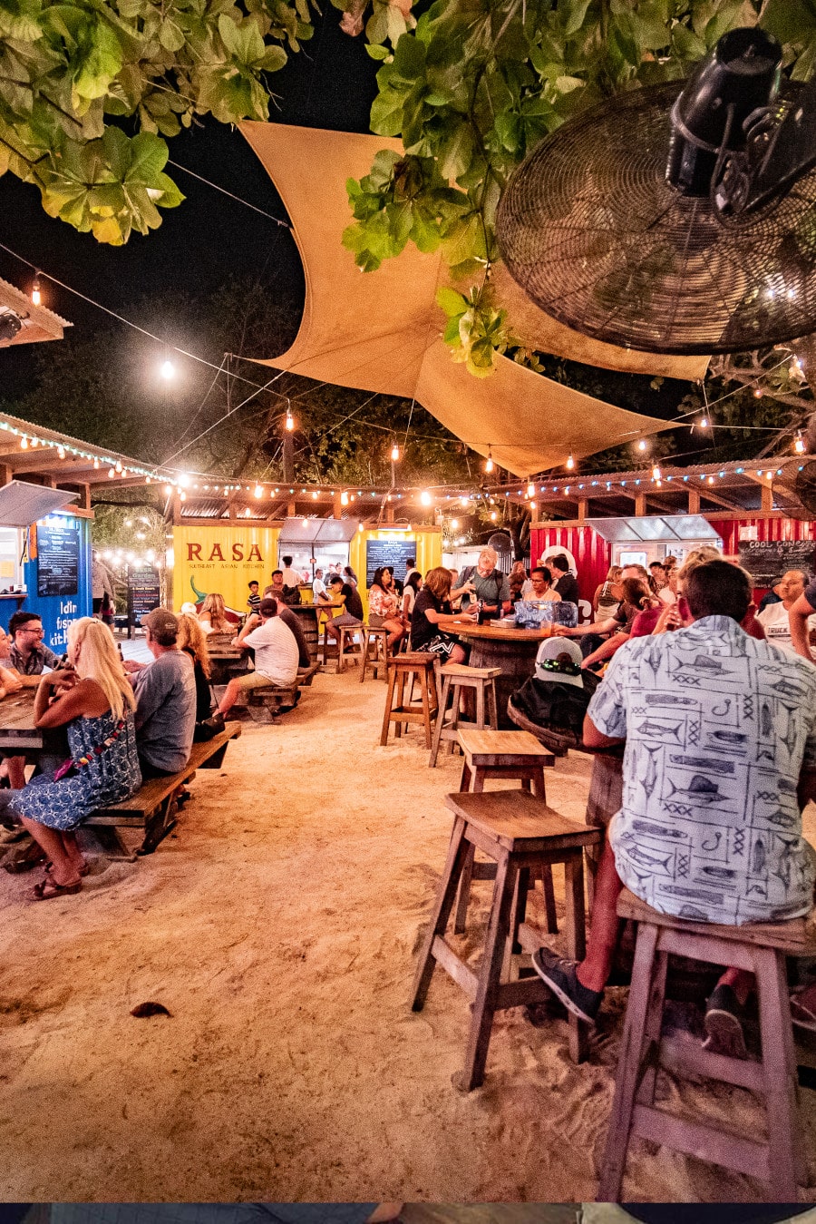 The courtyard at The Truck Stop can host your party